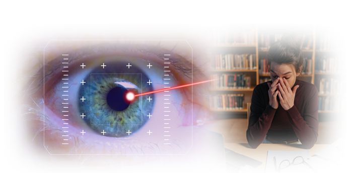 라식라섹 눈의 피로 사진 