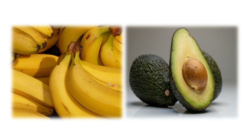 바나나 아보카도