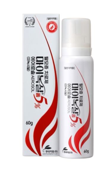 마이녹실폼 제품 사진 