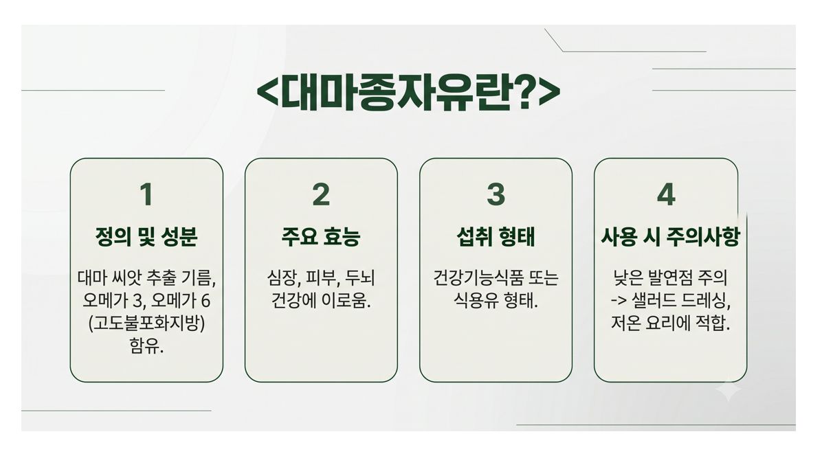 대마종자유란?