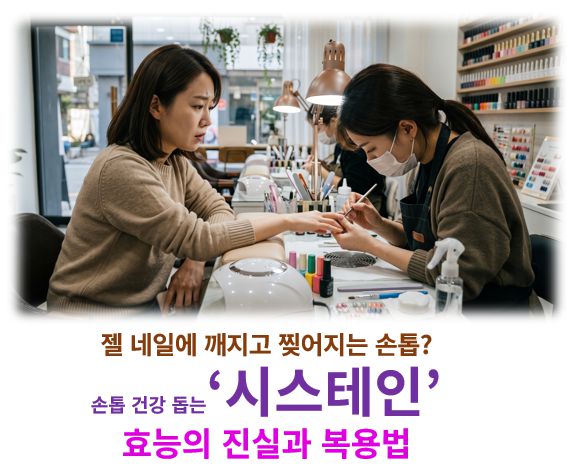 시스테인 효능 부작용 복용법 상호작용 손톱 관련 효과 정보 글 커버 사진